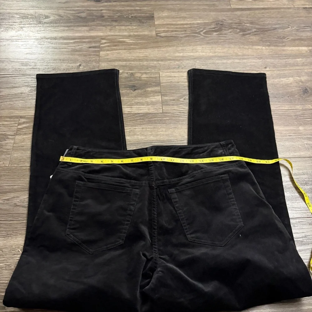 NWT Y2K Vintage Pendleton Velour Corduroy Bootcut Pants (Black) Size 14